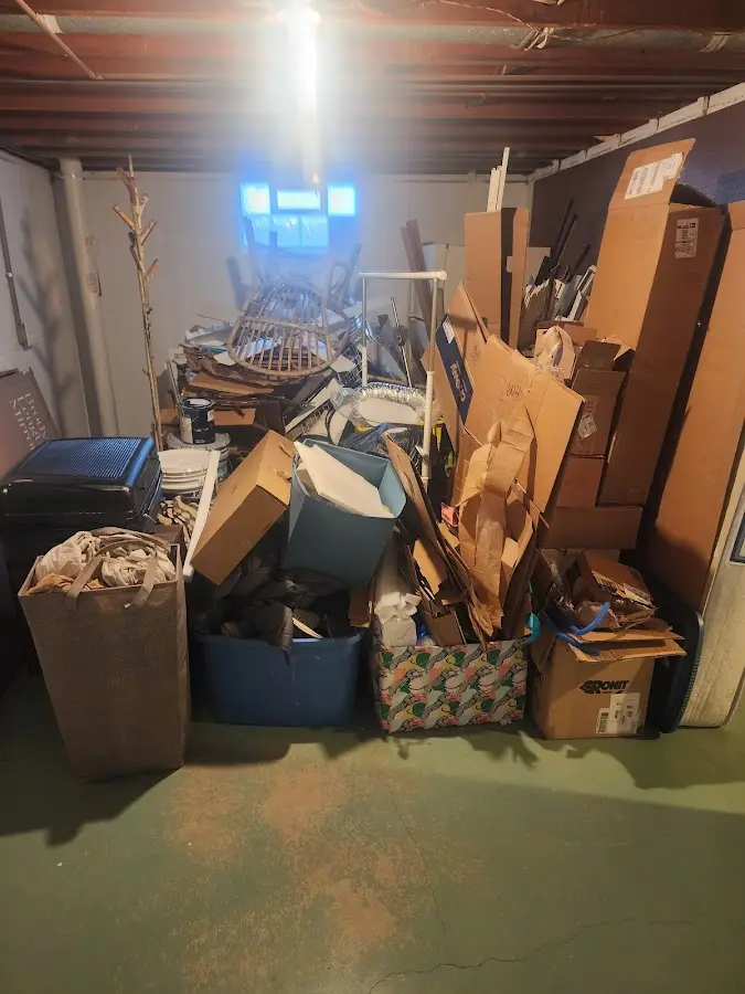 Roll-off dumpster container at job site for Yard Waste Dumpster Rental in Lakehills